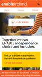 Mobile Screenshot of enableireland.ie